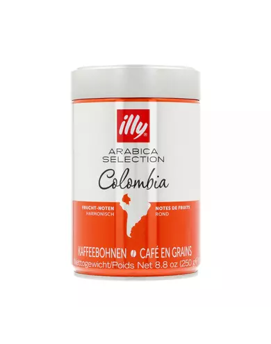 Illy arabica selection Kolumbien зёрна Ж/Б 250 г