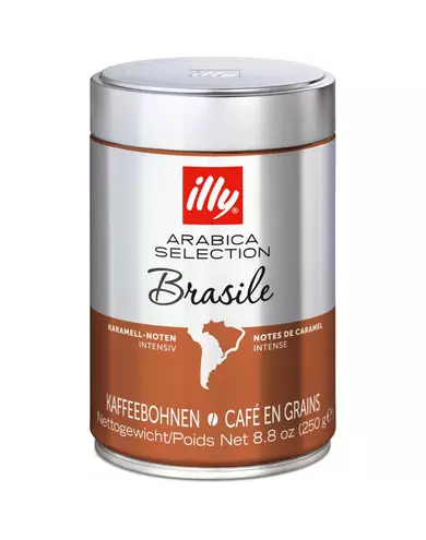 Illy arabica selection Brasile зёрна Ж/Б 250 г оптом